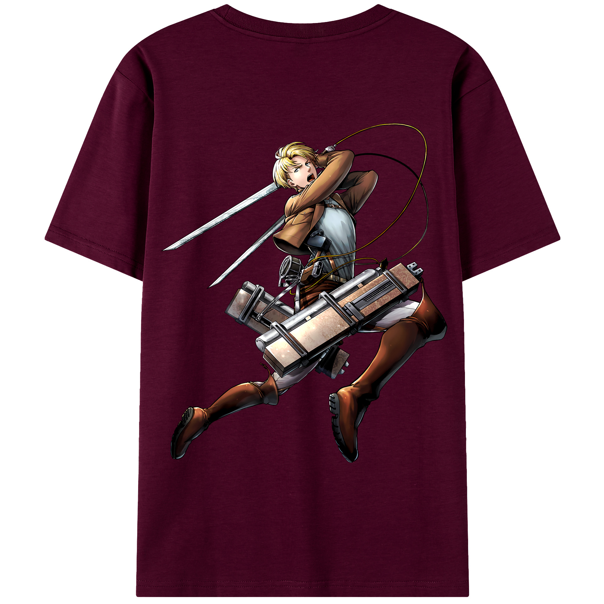 （画像用） 進撃の巨人 Attack on Titan レディース半袖Tシャツ(バックプリント)